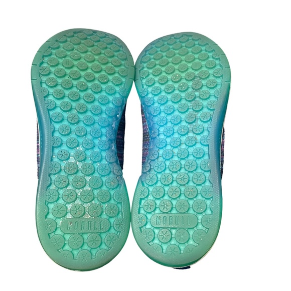 NOBULL Pink and Blue Athletic Shoes Vibrant Knit Design - Picture 6 of 7